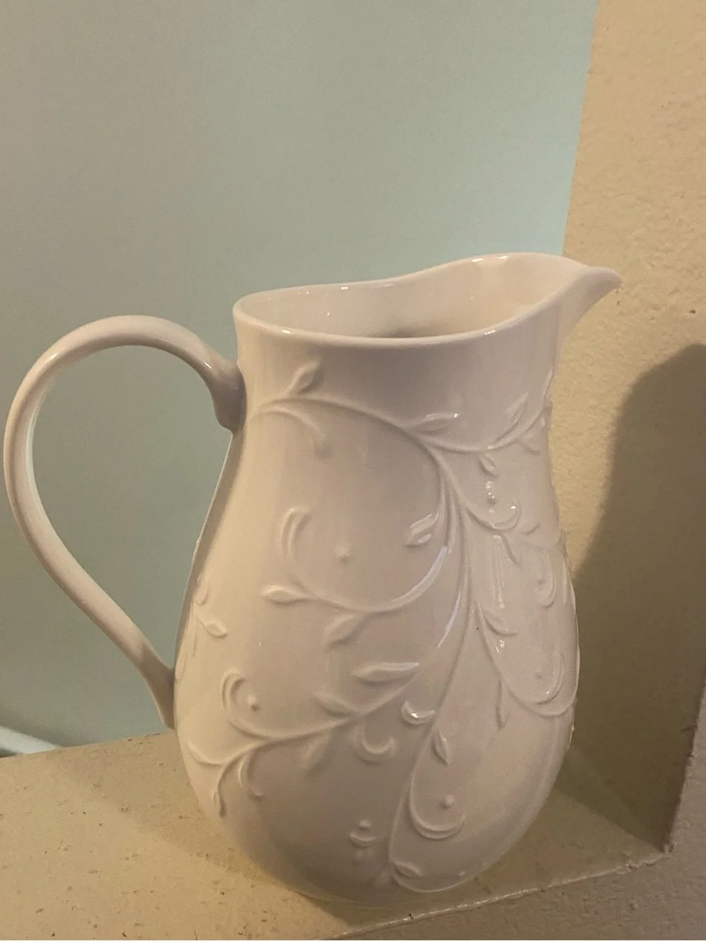 Lenox ceramic pitcher